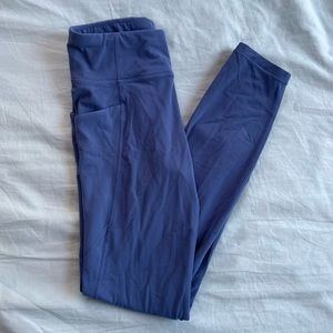 Athleta Girl Blue Leggings